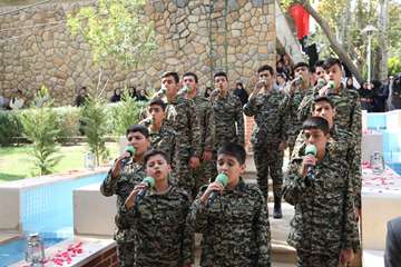 مراسم رونمایی از یادمان شهدای گمنام